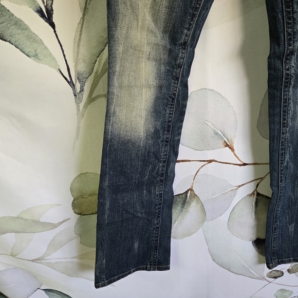 DECREE | NWOT Bootcut Blue Jeans in Dark Wash sz 5 - Picture 4 of 14